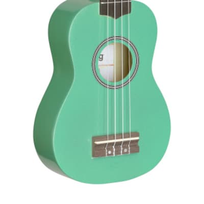 STAGG Green soprano ukulele with basswood top, in nylon gigbag for sale