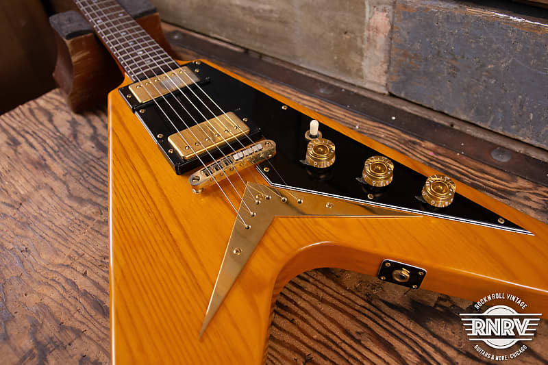 GRECO ？グレコ？　フライングv ？　ビンテージ Greco Flying V Type 1982年製 レストア ① Before | Heavy