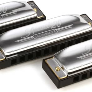 Hohner Special 20 Pro Pack 3-piece Harmonica Set image 10