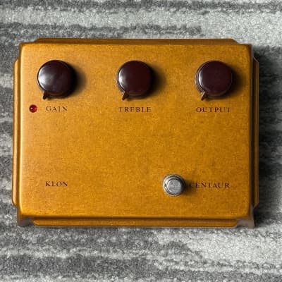 Reverb.com listing, price, conditions, and images for klon-centaur-gold-horsie