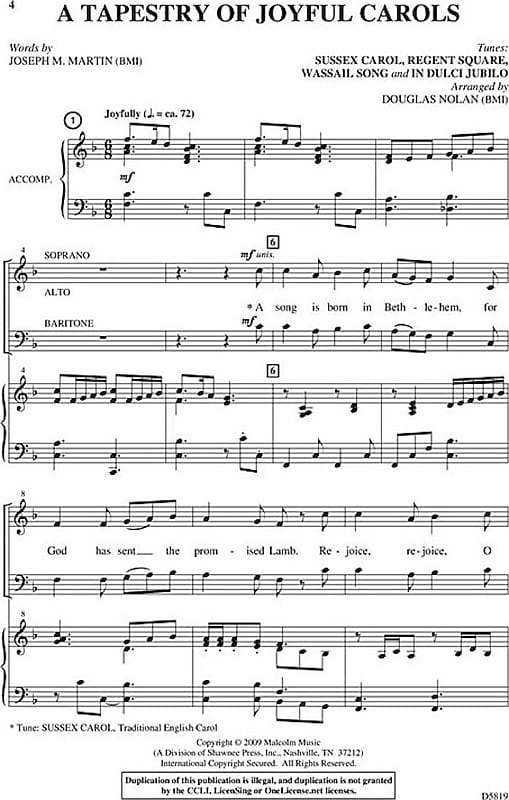 A Song Is Born A Cantata for Christmas Reverb