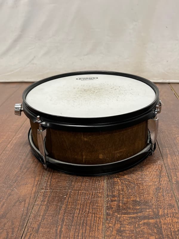 Percussion Plus Junior 4.5x12 Mahogany Snare Drum Reverb