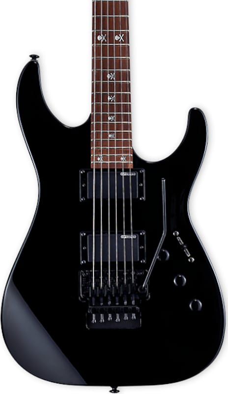 ESP KH-202 Kirk Hammett Signature Series Black Electric Guitar image 1