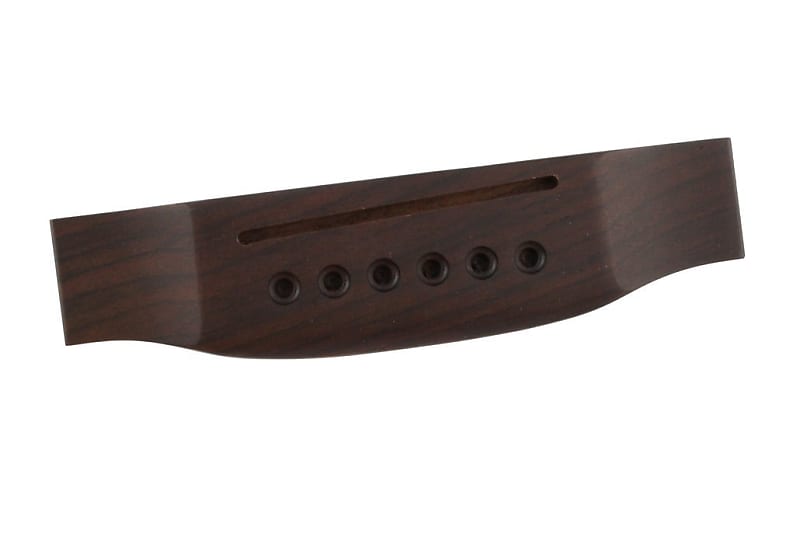 Allparts GB-0850 Acoustic Bridge - Rosewood - Right Handed image 1