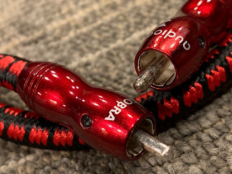 AudioQuest King Cobra RCA Cable Set 40 inch Length Reverb