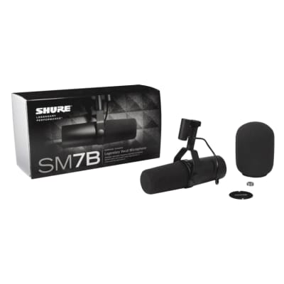 Shure SM7B Cardioid Dynamic Studio Vocal Microphone | Reverb Canada