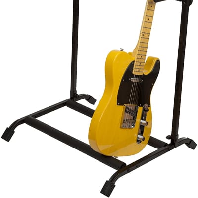 Rok-It Multi Guitar Stand Rack with Folding Design; Holds up to 5 Electric or Acoustic Guitars image 2