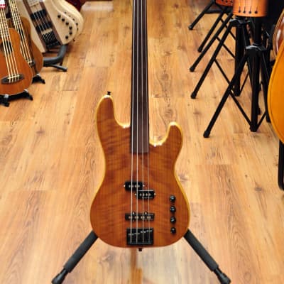 Fender Jazz Bass Special Fretless (Custom made) 1984 - Figured Lacewood image 2