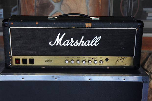 Marshall Jubilee Model 2550 Black 50 Watt Head 1988 | Reverb