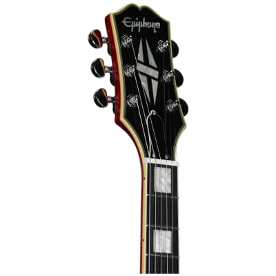 Epiphone Exclusive Shinichi Ubukata ES-355 Custom Electric Guitar (with Case), Satin Cherry image 7
