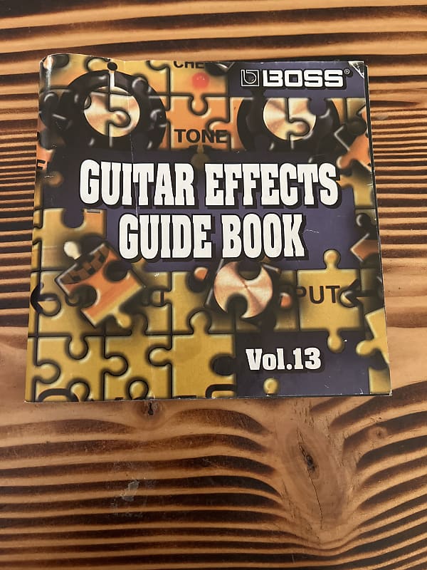Boss Guitar Effects Guide Book Vol 13 MidLate 90’s Reverb