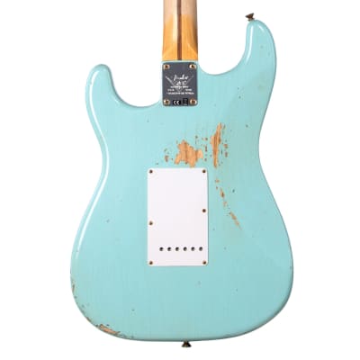 Fender Custom Shop Limited Edition 70th Anniversary 1954 Stratocaster Relic - Super Faded/Aged Daphne Blue - Electric Guitar NEW! image 2