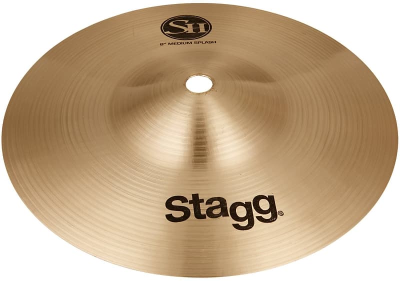 Stagg SHSM8R 8Inch SH Medium Splash Cymbal Reverb