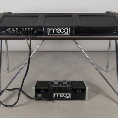 Moog Polymoog Keyboard model 280a + Polypedal Controller + stand + case + manual (serviced) image 4