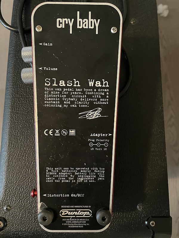 Dunlop Slash Wah