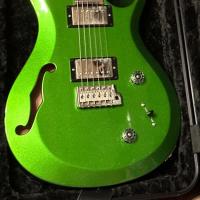 PRS S2 Custom 22 Semi-Hollow (Rare Color: Jewell Lime Metallic Green) image 2