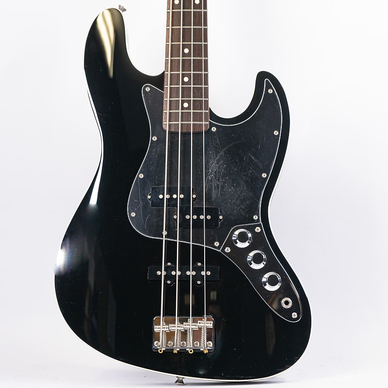 2009 *Non Export* MIJ Fender Aerodyne Jazz Bass Black w/ P/J Pickup Configuration, Padded Gigbag image 1