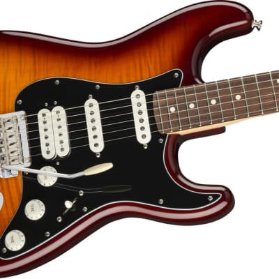 Fender Player Stratocaster HSS Plus Top Electric Guitar, Tobacco Sunburst image 4