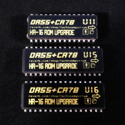 Alesis HR-16 parts - Boss DR55 + Roland CR78 ROM chipset