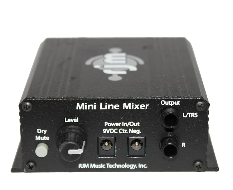 RJM Music Technology Mini Line Mixer for Pedalboard Effects