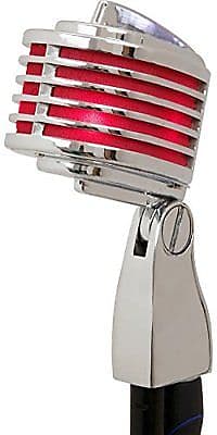 Heil Sound The Fin Dynamic Chrome Vocal Microphone Red image 1
