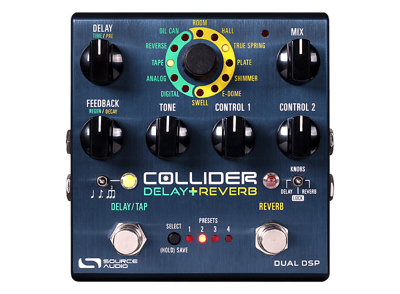 Used Source Audio SA263 Collider Delay Reverb Dual DSP