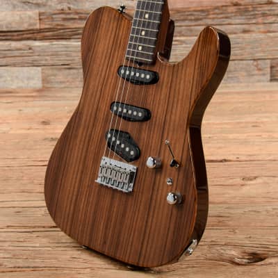Tom Anderson Hollow T Drop Top Natural with Brown Back 2003 image 2