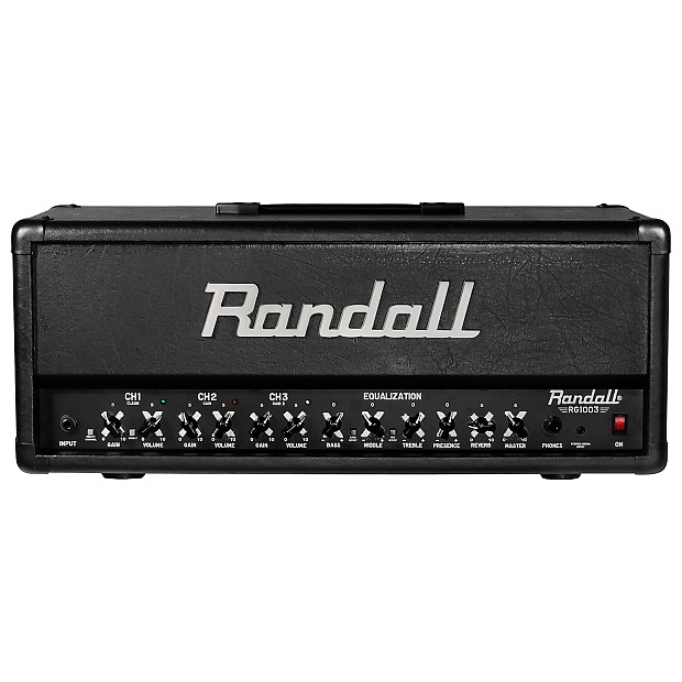 Randall RG1003H 3-Channel 100-Watt Solid State Guitar Amp Head image 1