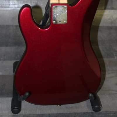Fender American Precision Plus Bass 1990 Candy Apple Red with case! image 5