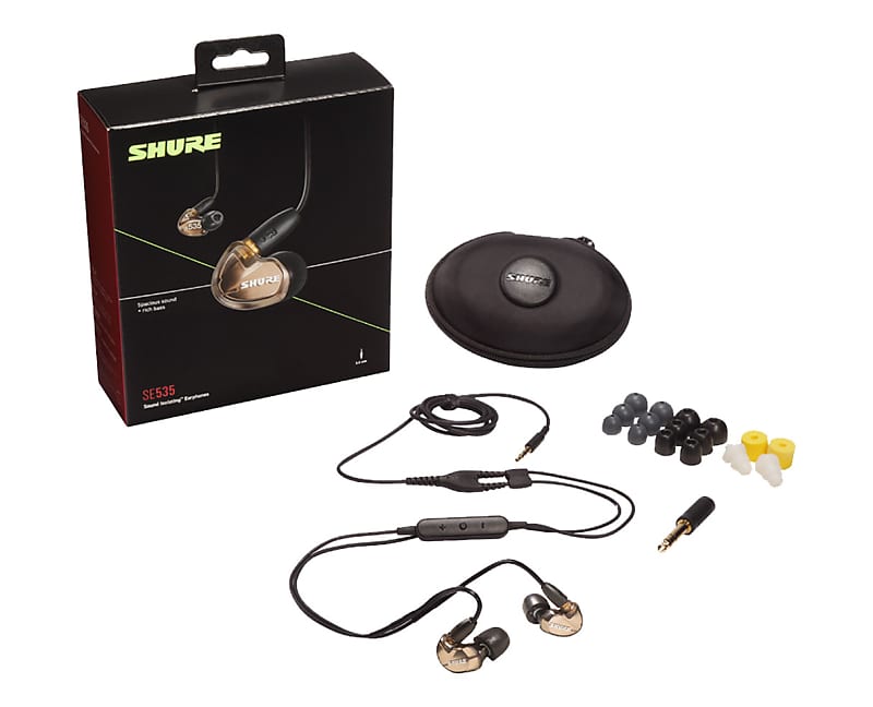 Shure SE535-V+UNI Sound Isolating Earphones w/ Universal 3.5mm