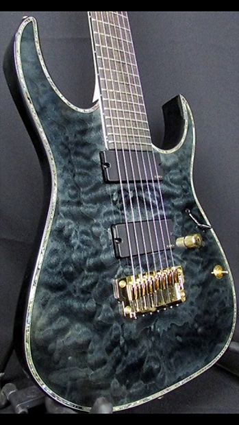 Ibanez Iron Label RGIX27FEQM 7 string 2014 Mystic Wood