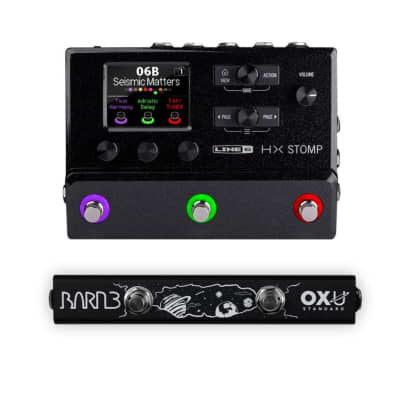 Line 6 HX Stomp with boss FS-7 footswitch | Reverb