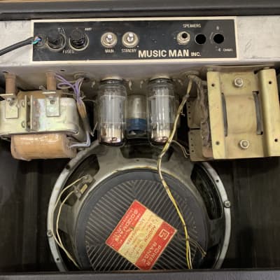 USSR Custom Music Men Man Bassman like tube amplifier combo 50w NOS Soviet big transformers Goodmans Vintage speaker 1980s Great for DOOM Heavy Blues Rock Vintage image 9