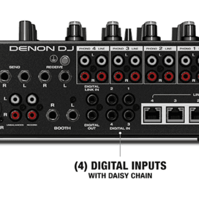 Denon Denon DJ X1800 Mixer (Used,  Mint Condition). black image 7