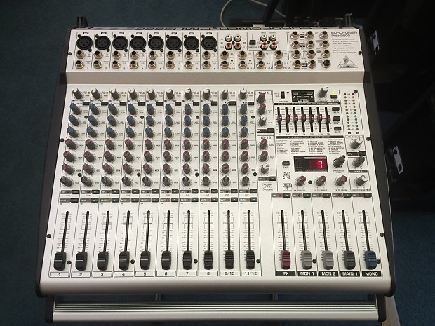 Behringer EuroPower PMH3000 800 Watt 16 Channel Powered Mixer with