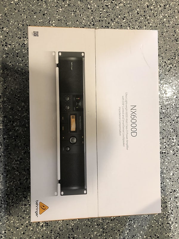 Behringer Behringer NX6000D Power Amplifier with DSP 2021 Reverb