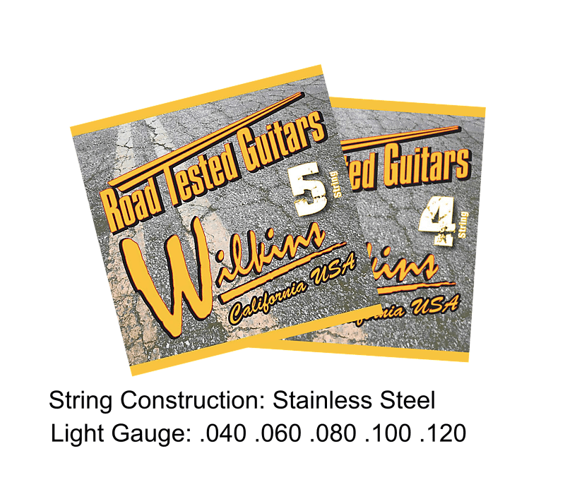Wilkins RoadTested 5 string bass strings - Stainless Steel | Light Gauge image 1
