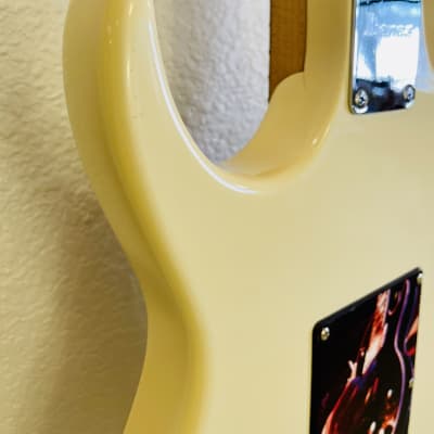 Ibanez RX-60 Double Cut Super Strat Style HSS One Piece Maple Neck 1995 - Ivory image 15
