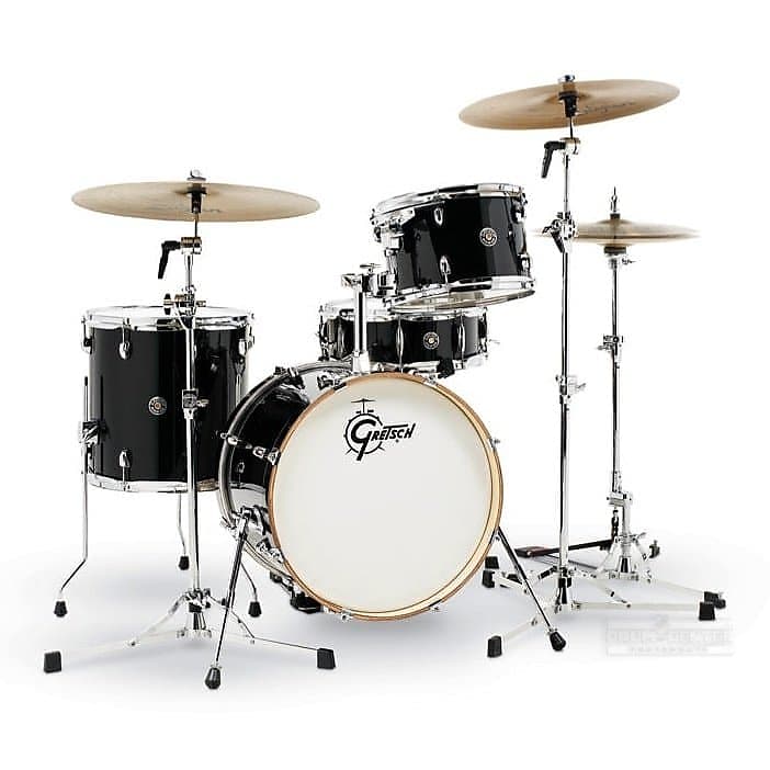 Gretsch Catalina Club 4pc Drum Set w/18"BD Piano Black image 1