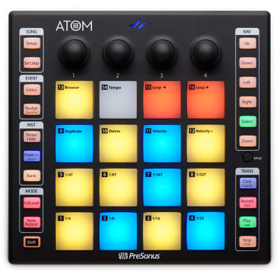 Presonus Atom Portable Versatile Production and Performance Pad Controller image 1
