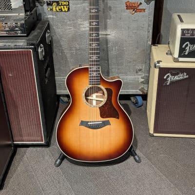 Taylor Custom 414ce Acoustic/Electric Guitar w/Case - Shaded Edge Burst (2022) for sale