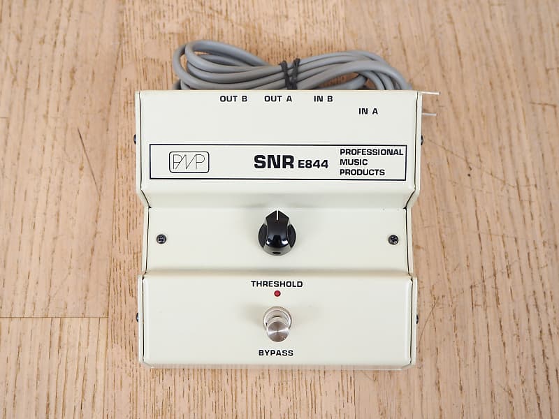 1982 PMP SNR E844 Professional Music Products Stereo Noise Reduction  Utility Effects Pedal USA