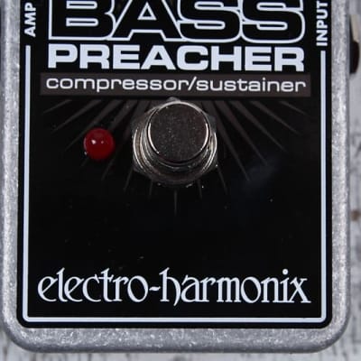 Electro Harmonix Bass Preacher Compressor Sustainer Bass Guitar Effects Pedal image 4