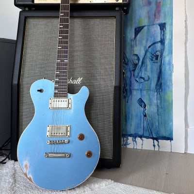 Friedman Metro D 2019 Electric Guitar  - Metallic Blue Relic image 13