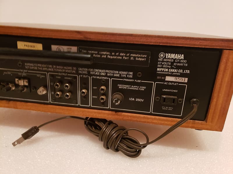 YAMAHA CT-600 美品・動作品FM/AMステレオチューナー・取説コピー YAMAHA CT-600 美品・動作品FM/AMステレオチューナー・取説