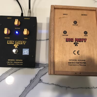 Vintage Electro-Harmonix Big Muff Pi V8 w/Box Modded w/Brighter LED, True  Bypass, New Pots, and DC Jack Placebo Farm Sovtek Russia | Reverb