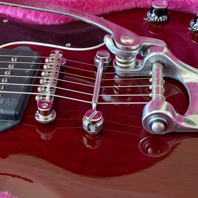Gibson  SG Jr. '61 Reissue  1991 Cherry Finish W/Bigsby B-3 and Towner Down-Bar image 19