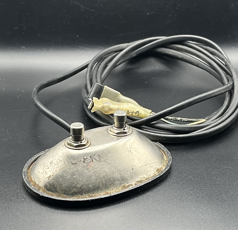 1960s Fender Black Face Amp Reverb/Vibrato footswitch Reverb