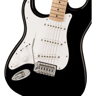 Squier Sonic Stratocaster Left-Handed Electric Guitar - Black image 2