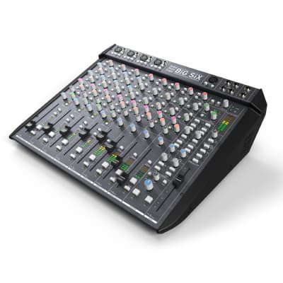 SSL Big SiX - Compact Mixer with SuperAnalogue Design with essential version of G-Comp Bus Compressor, 4000E Series EQ and USB interface image 1